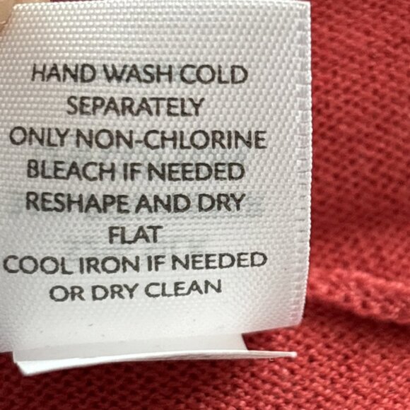 J.Jill Womens Silk Blend Tunic Top Size Medium Red Boat Neck - Picture 9 of 9